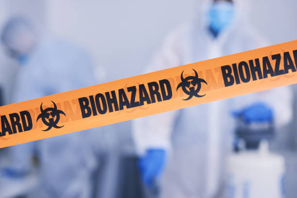 Professional Biohazard Cleanup technician working in Milton, WI